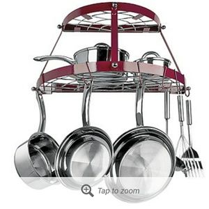 Ceiling mount pot holder